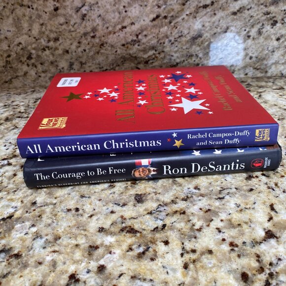 Book Lot of 2 Ron DeSantis & All American Christmas H/C - Picture 3 of 3